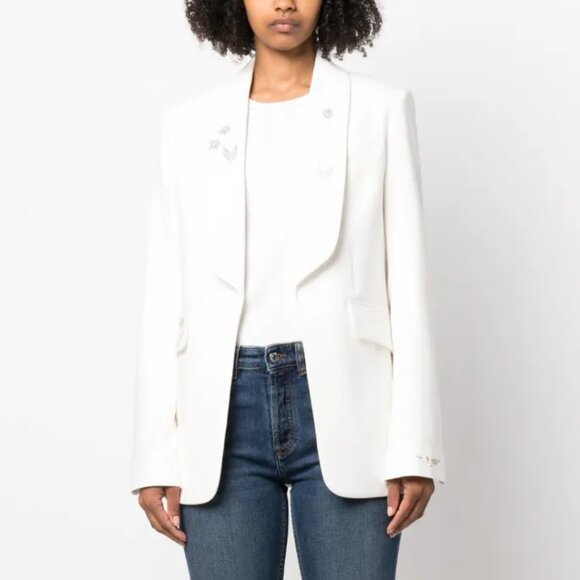 Zadig&Voltaire rhinestone-embellished shawl-lapel blazer size 42 (US 10) - Picture 1 of 10